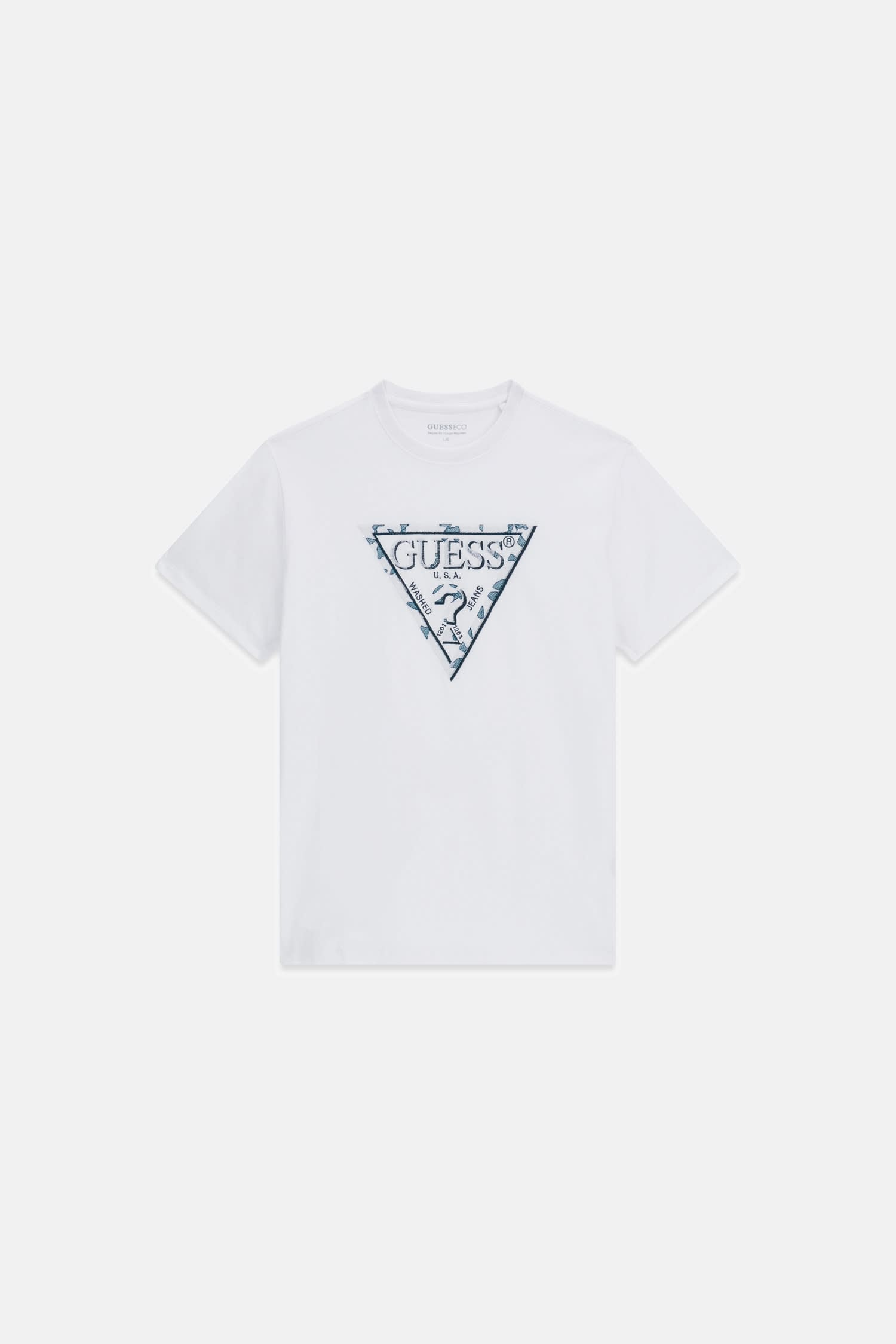 Camiseta de manga corta de hombre - Guess - Blanco Blanco-4