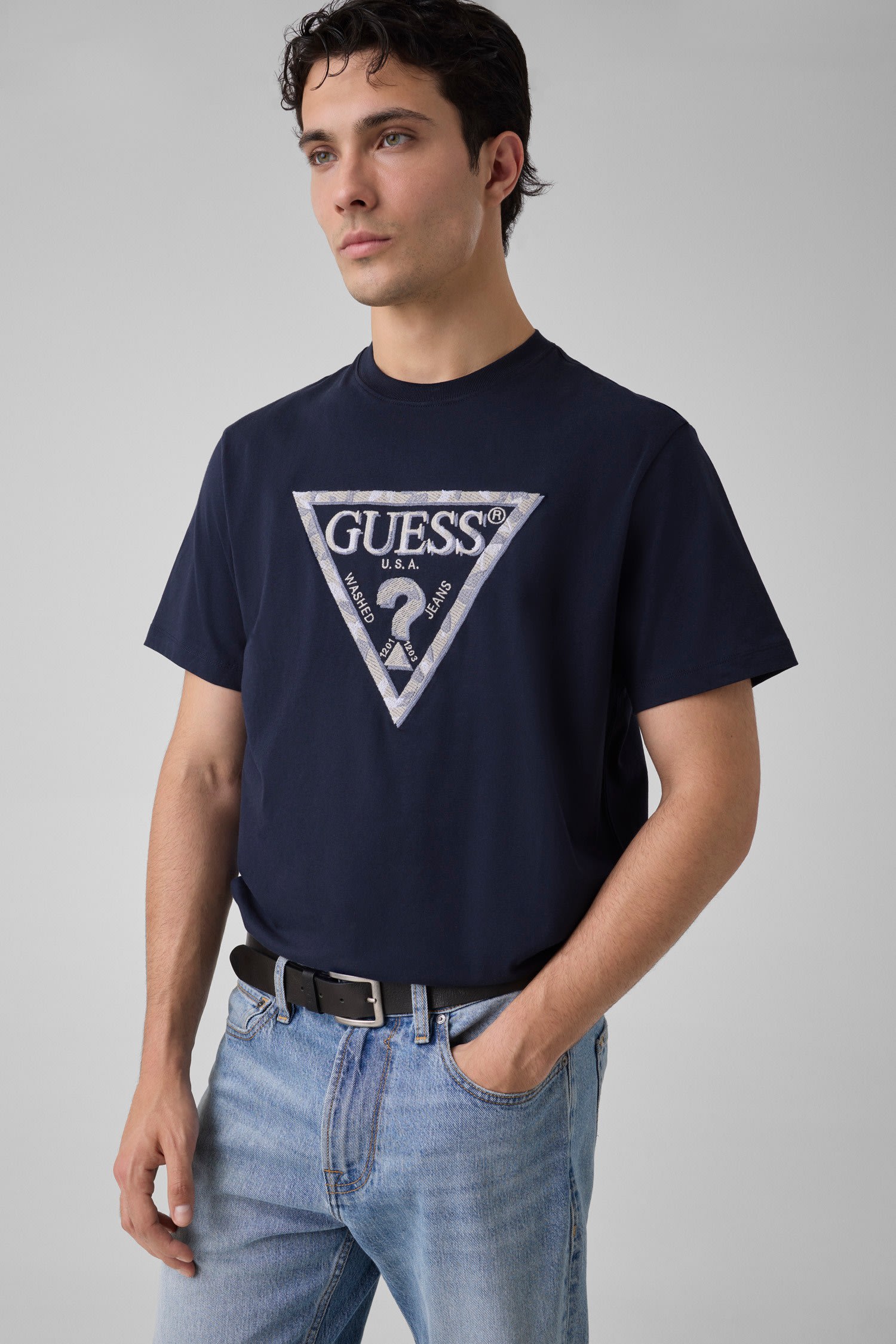Imagen 0 de Camiseta de manga corta de hombre Azul marino