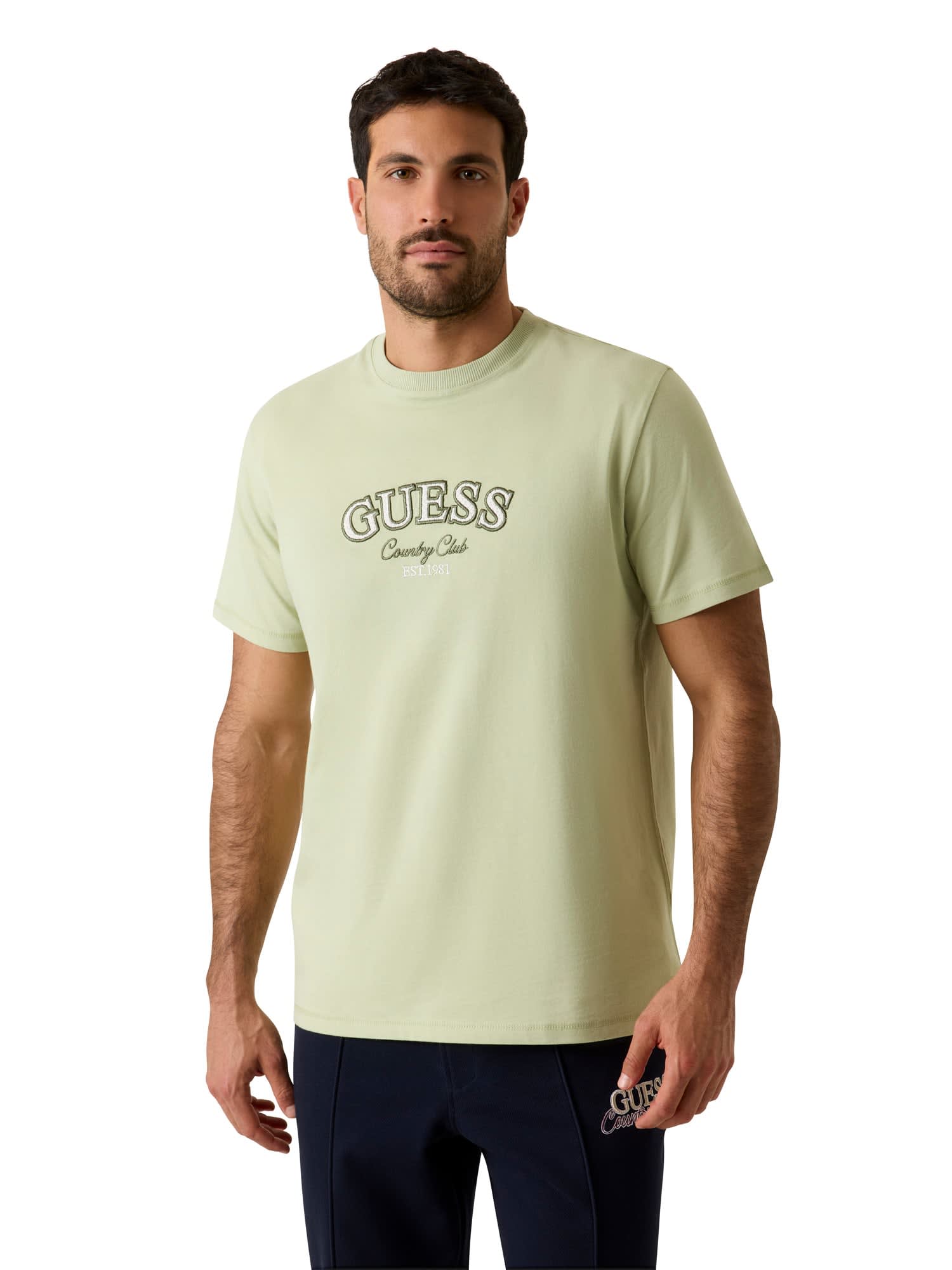 Camiseta de manga corta de hombre - Guess - Verde Verde-1