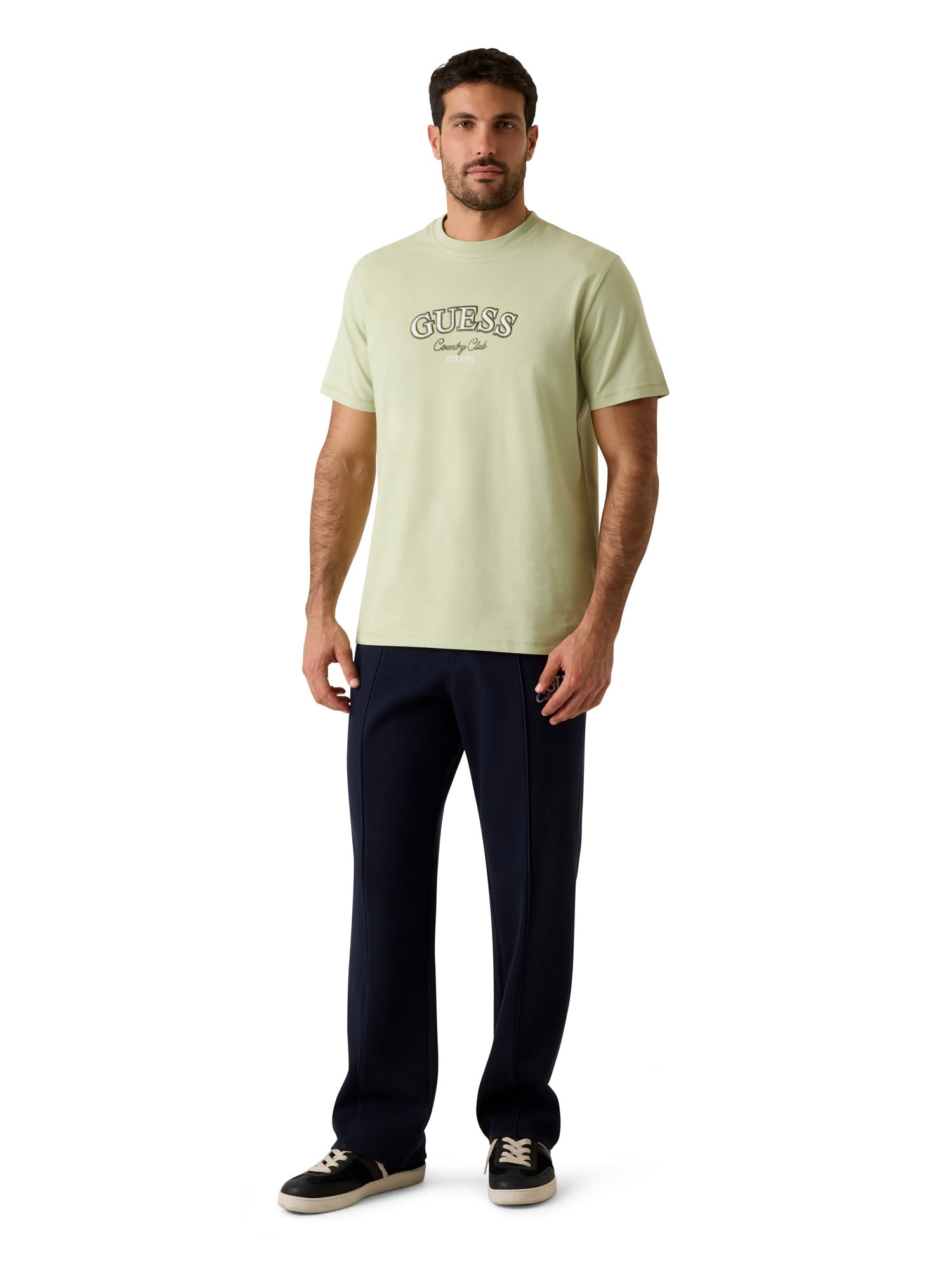 Camiseta de manga corta de hombre - Guess - Verde Verde-3