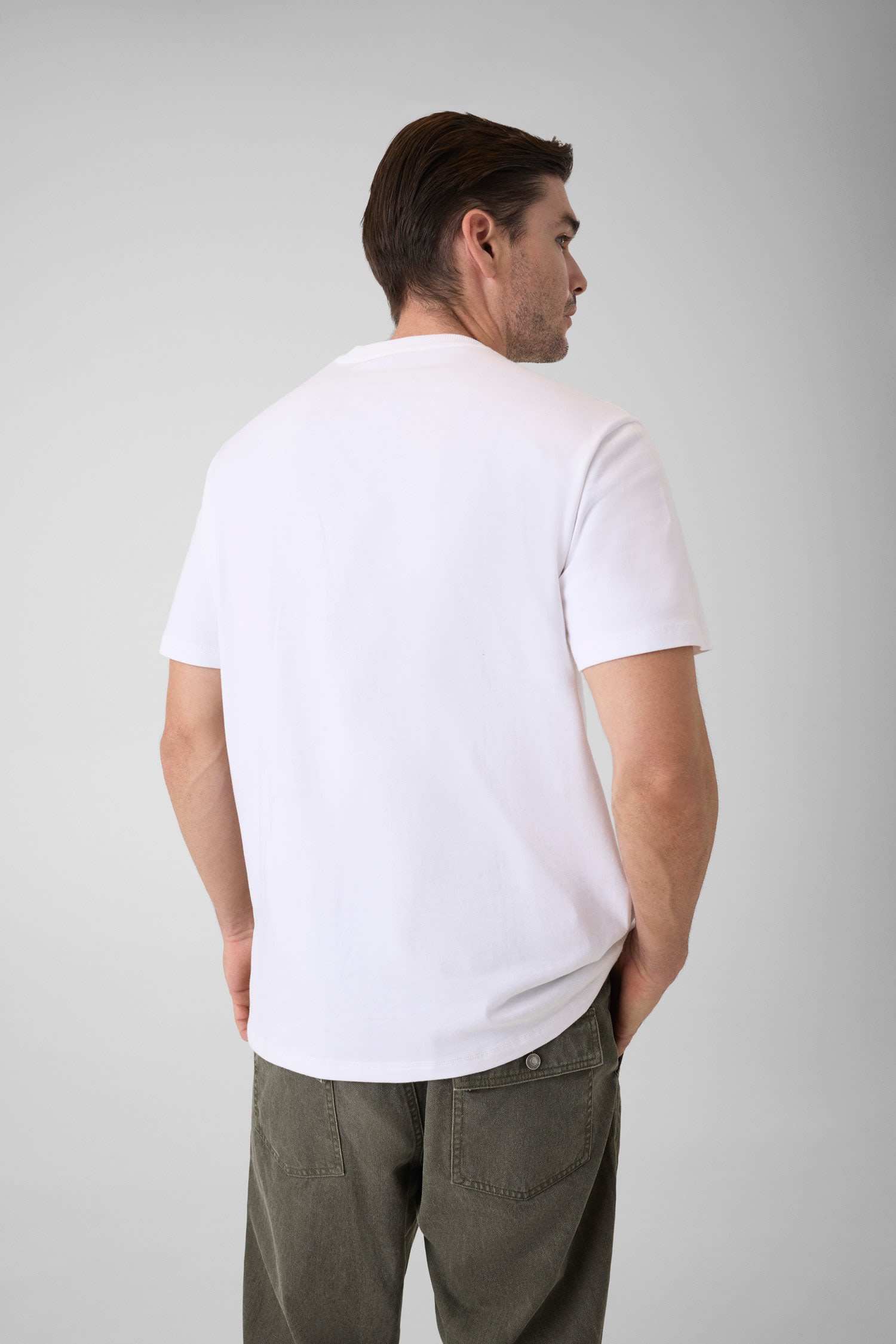 Camiseta de manga corta de hombre - Guess - Blanco Blanco-2