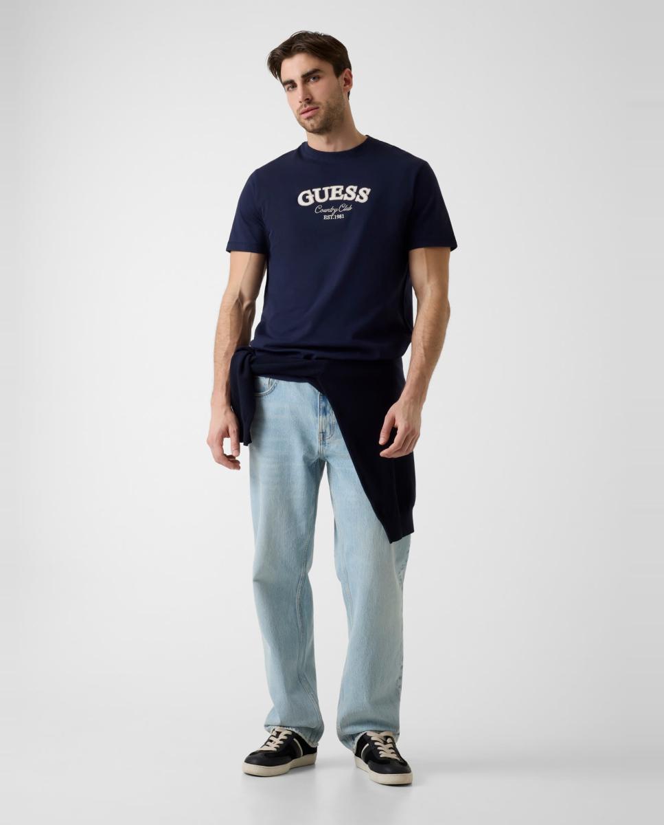 Imagen 0 de Camiseta de manga corta de hombre Azul marino