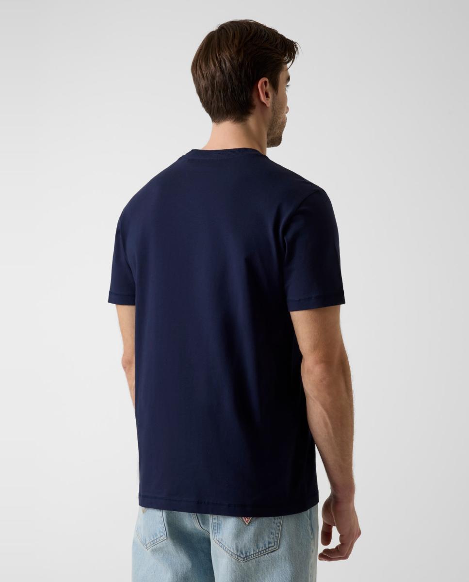 Camiseta de manga corta de hombre - Guess - Azul marino Azul marino-2
