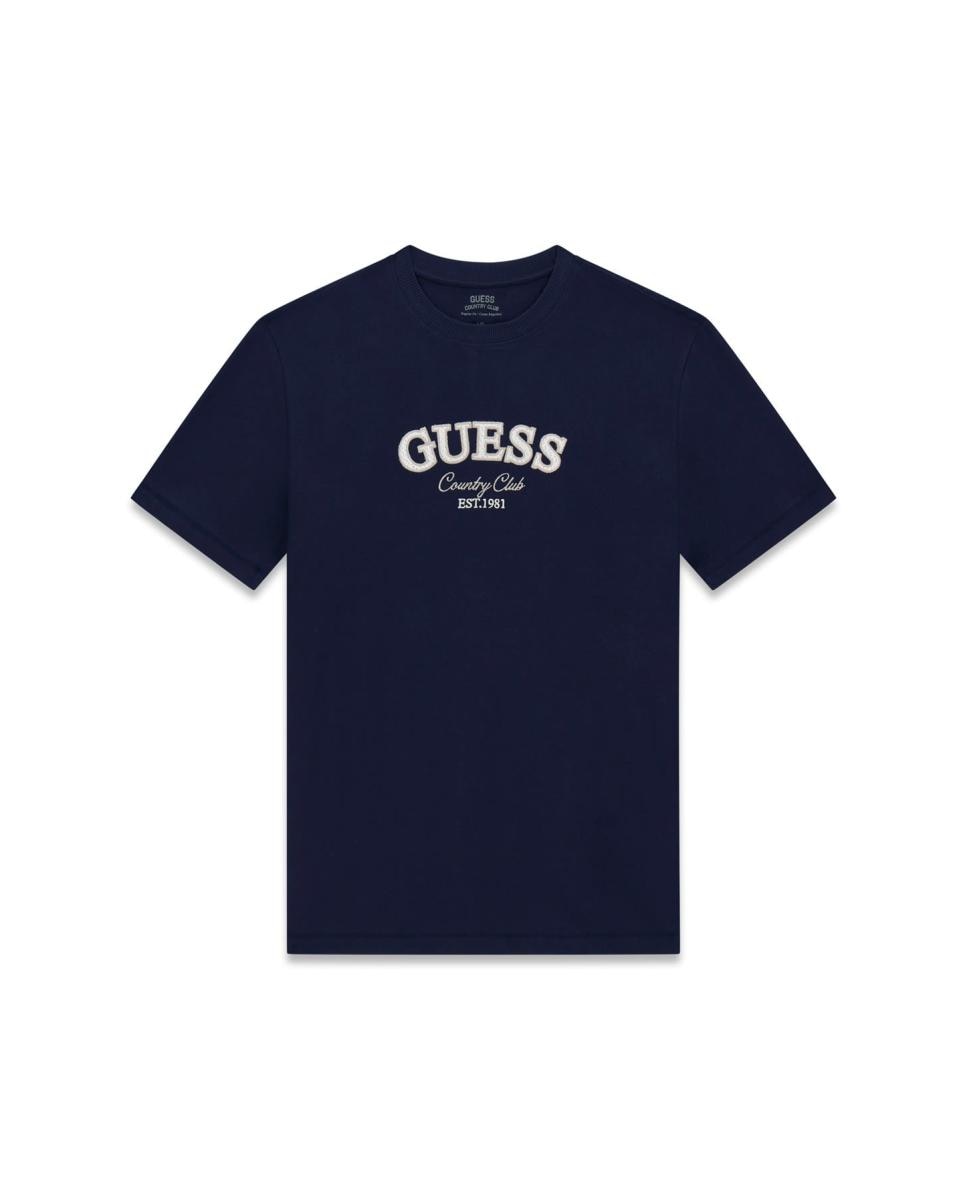 Camiseta de manga corta de hombre - Guess - Azul marino Azul marino-4