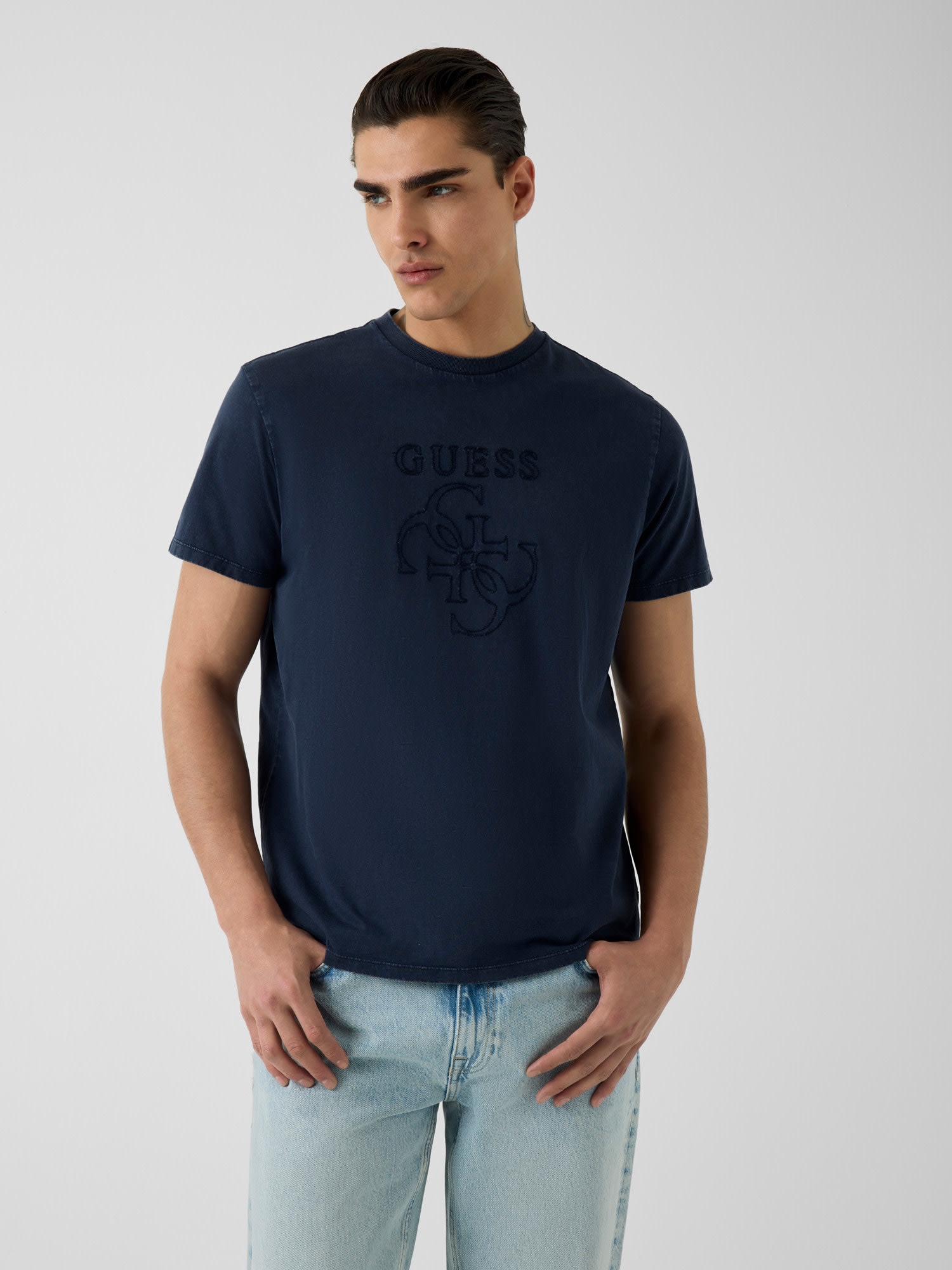 Imagen 1 de Camiseta de manga corta de hombre - Guess - Azul marino Azul marino