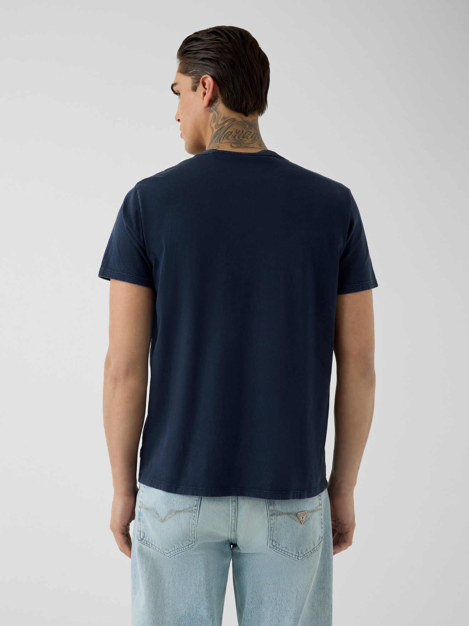 Imagen 2 de Camiseta de manga corta de hombre - Guess - Azul marino Azul marino