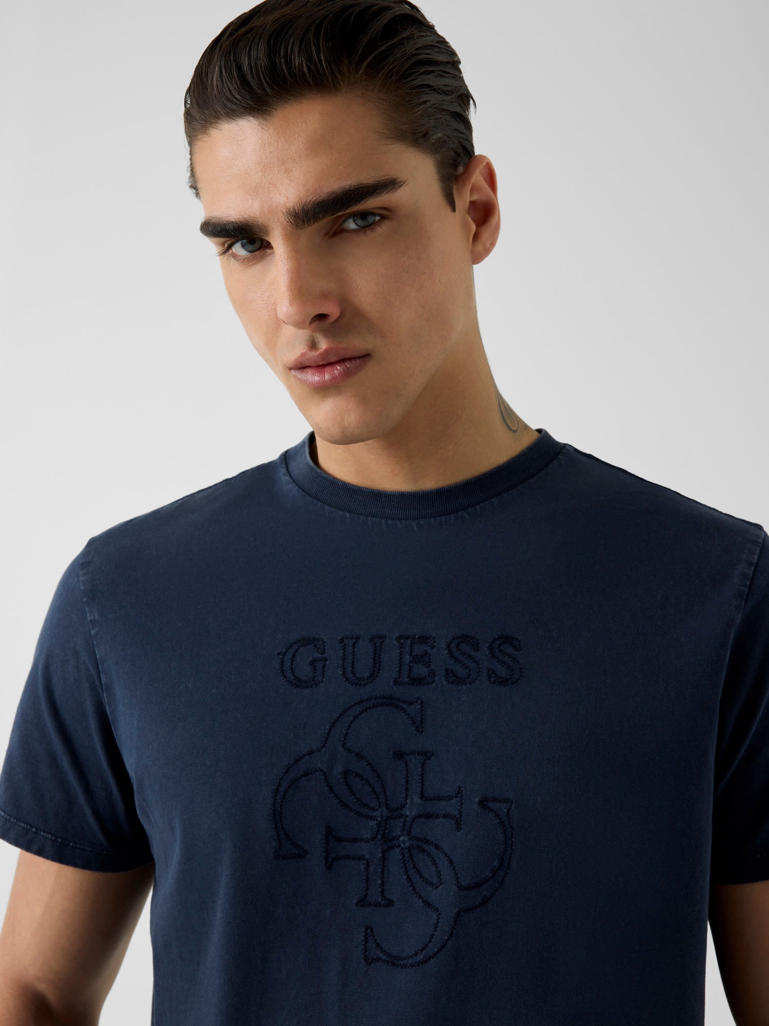 Imagen 3 de Camiseta de manga corta de hombre - Guess - Azul marino Azul marino
