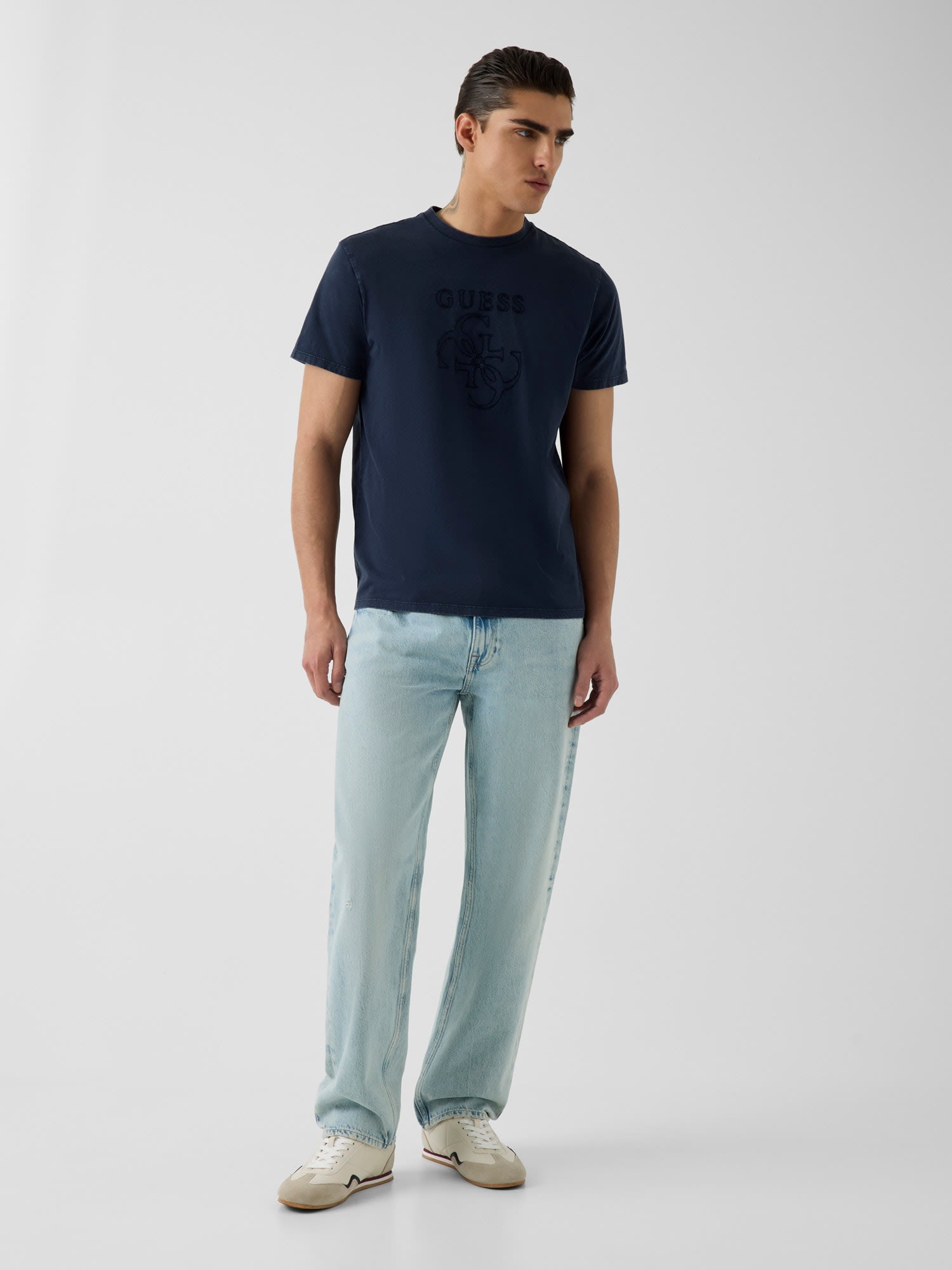 Imagen 5 de Camiseta de manga corta de hombre - Guess - Azul marino Azul marino