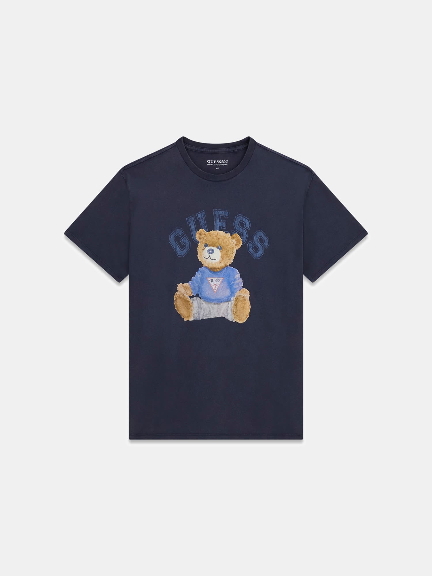 Camiseta de manga corta de hombre - Guess - Azul Azul-4