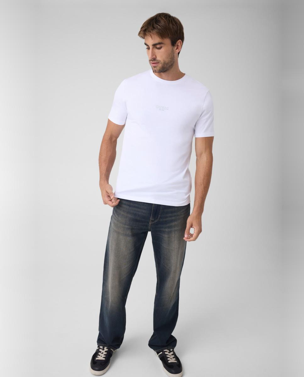 Camiseta de manga corta de hombre - Guess - Blanco Blanco-6