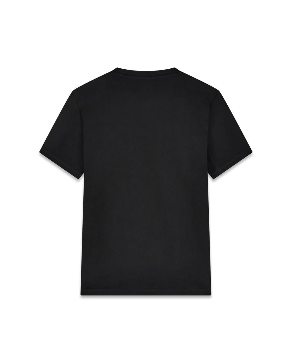 T-shirt com Manga Curta Preto-5