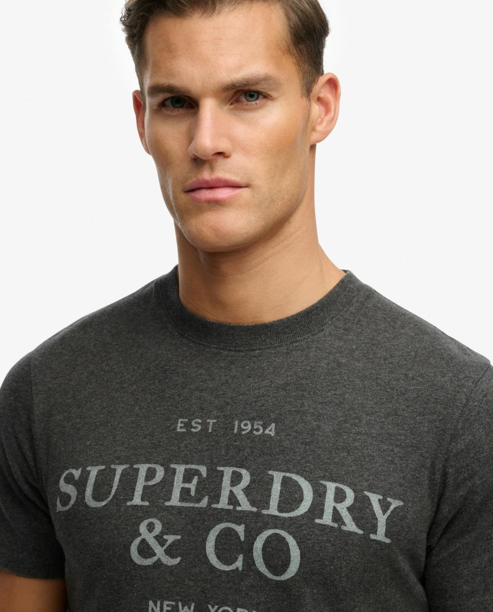 T-shirt Relaxed 1954 Company Cinzento-escuro-3
