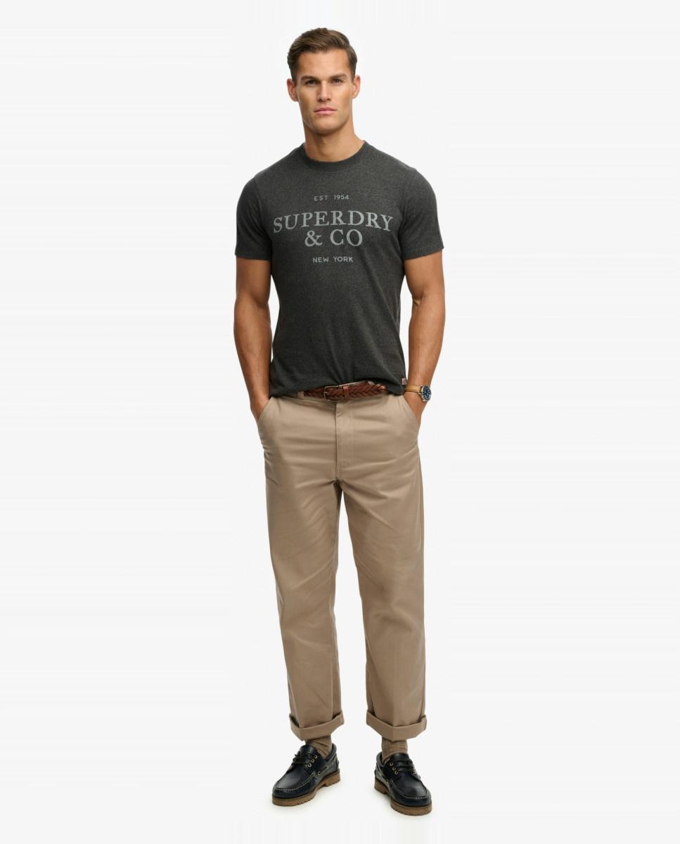 T-shirt Relaxed 1954 Company Cinzento-escuro-5