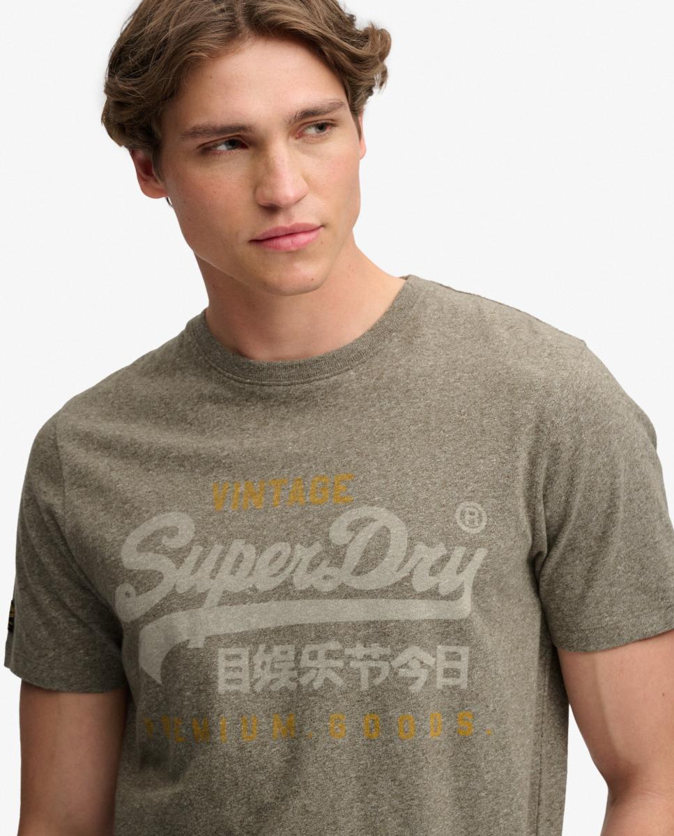 T-shirt de Corte Relaxed VL Heritage Verde-3