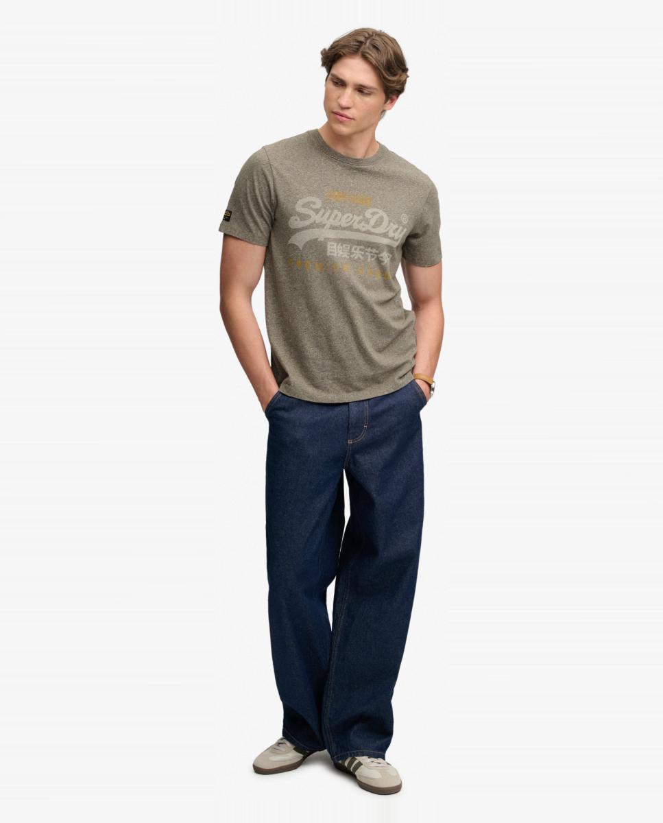 T-shirt de Corte Relaxed VL Heritage Verde-5