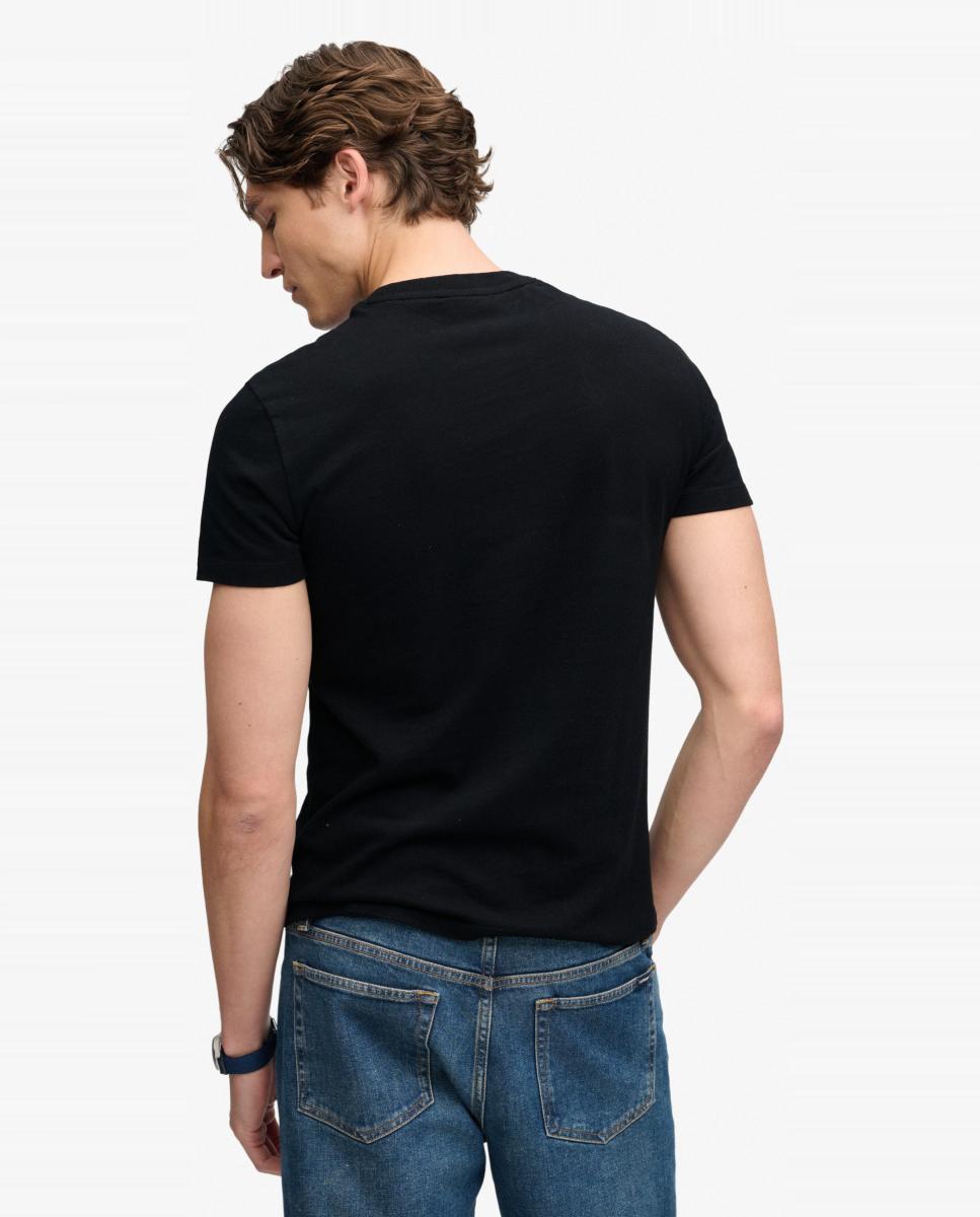 T-shirt Essential Company Logo Preto-2