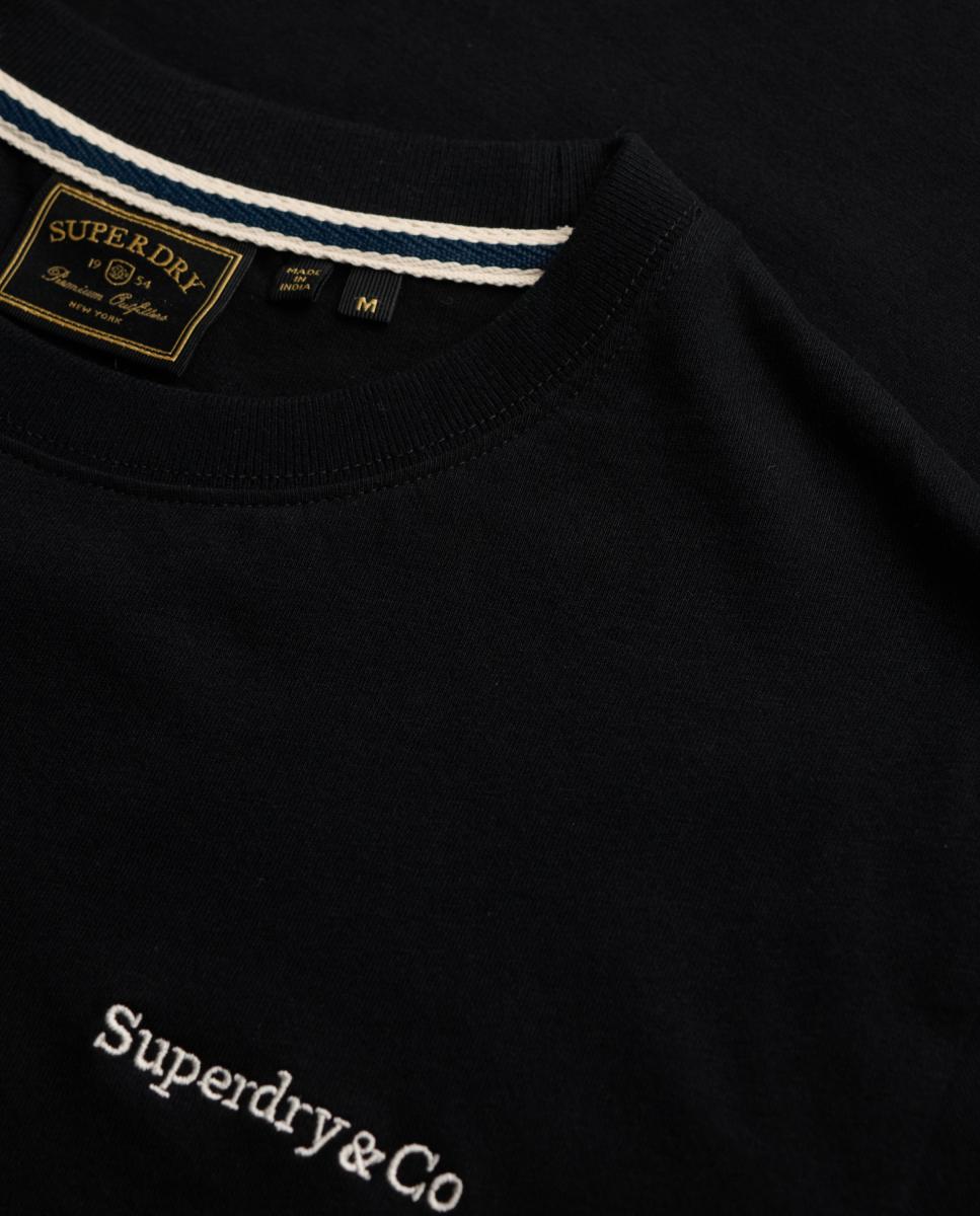 T-shirt Essential Company Logo Preto-5
