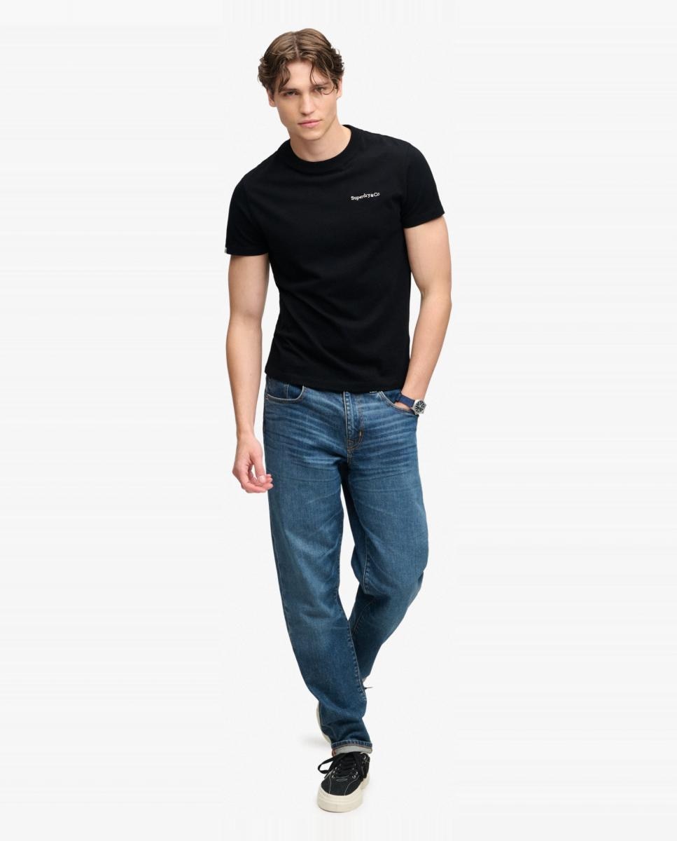 T-shirt Essential Company Logo Preto-6