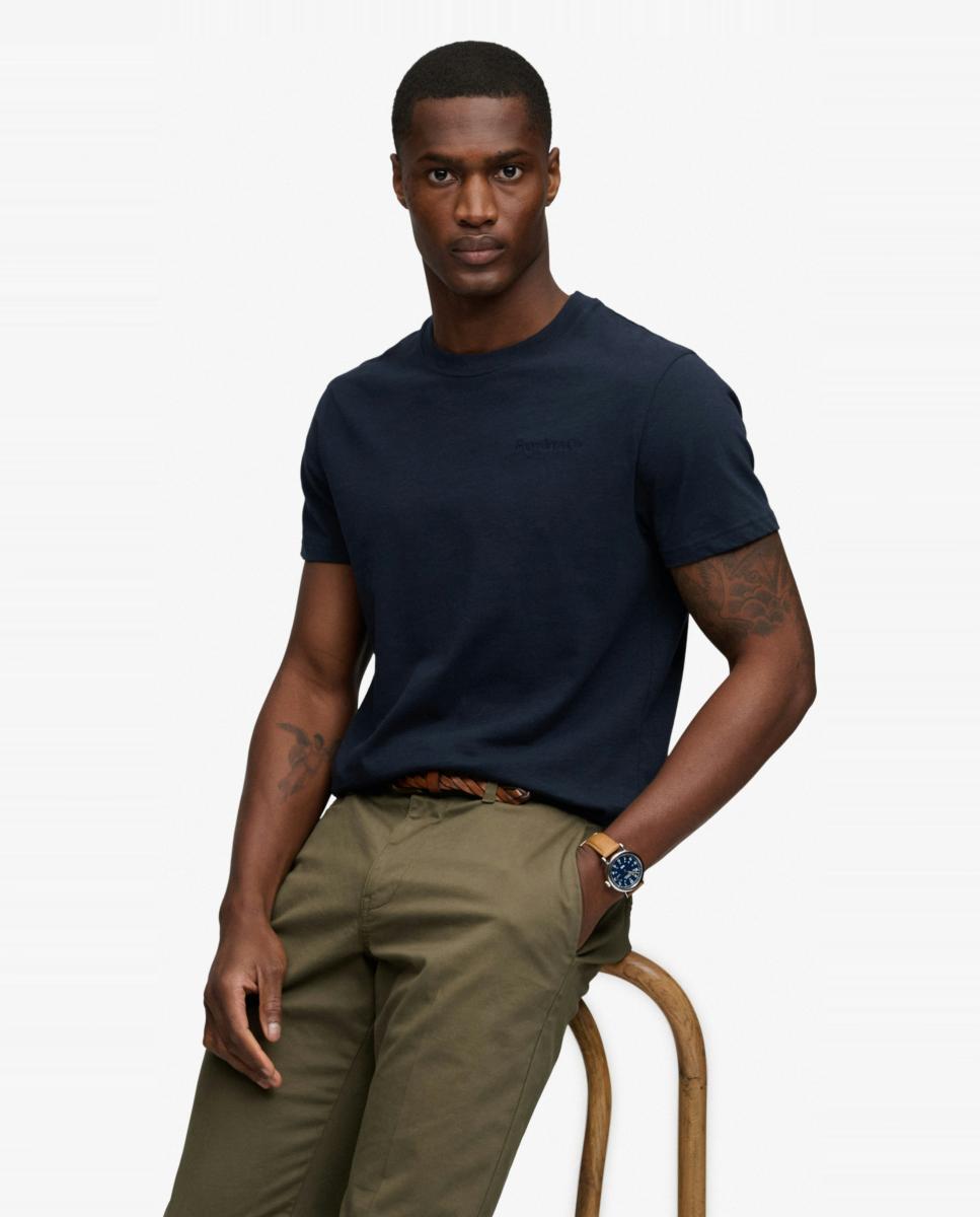 T-shirt Essential Company Logo Azul-marinho-5