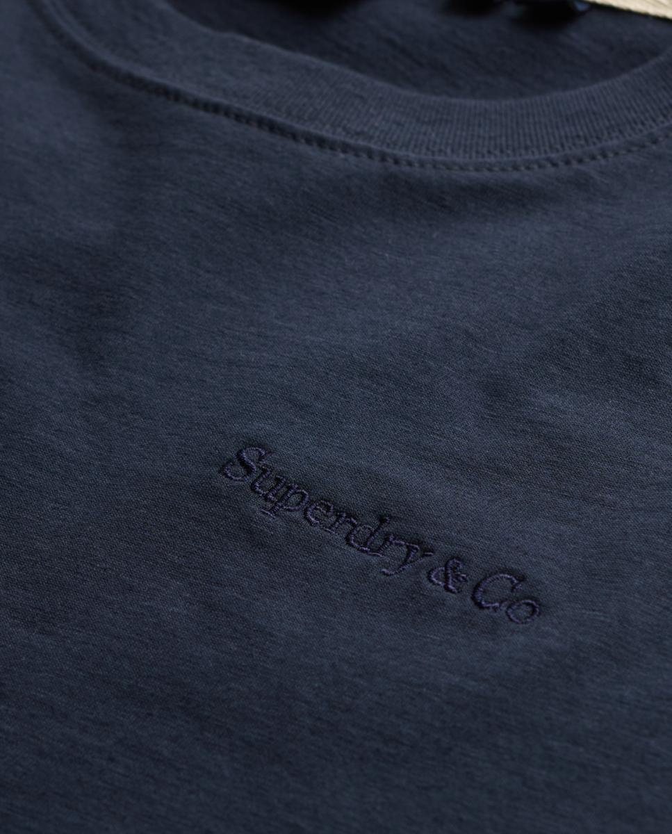 T-shirt Essential Company Logo Azul-marinho-6