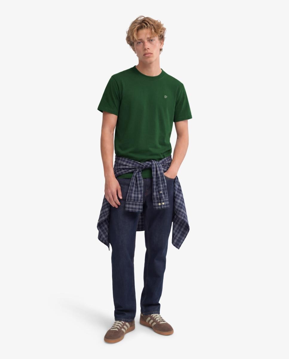 T-shirt Essential SDCO com Logótipo Bordado Verde-5