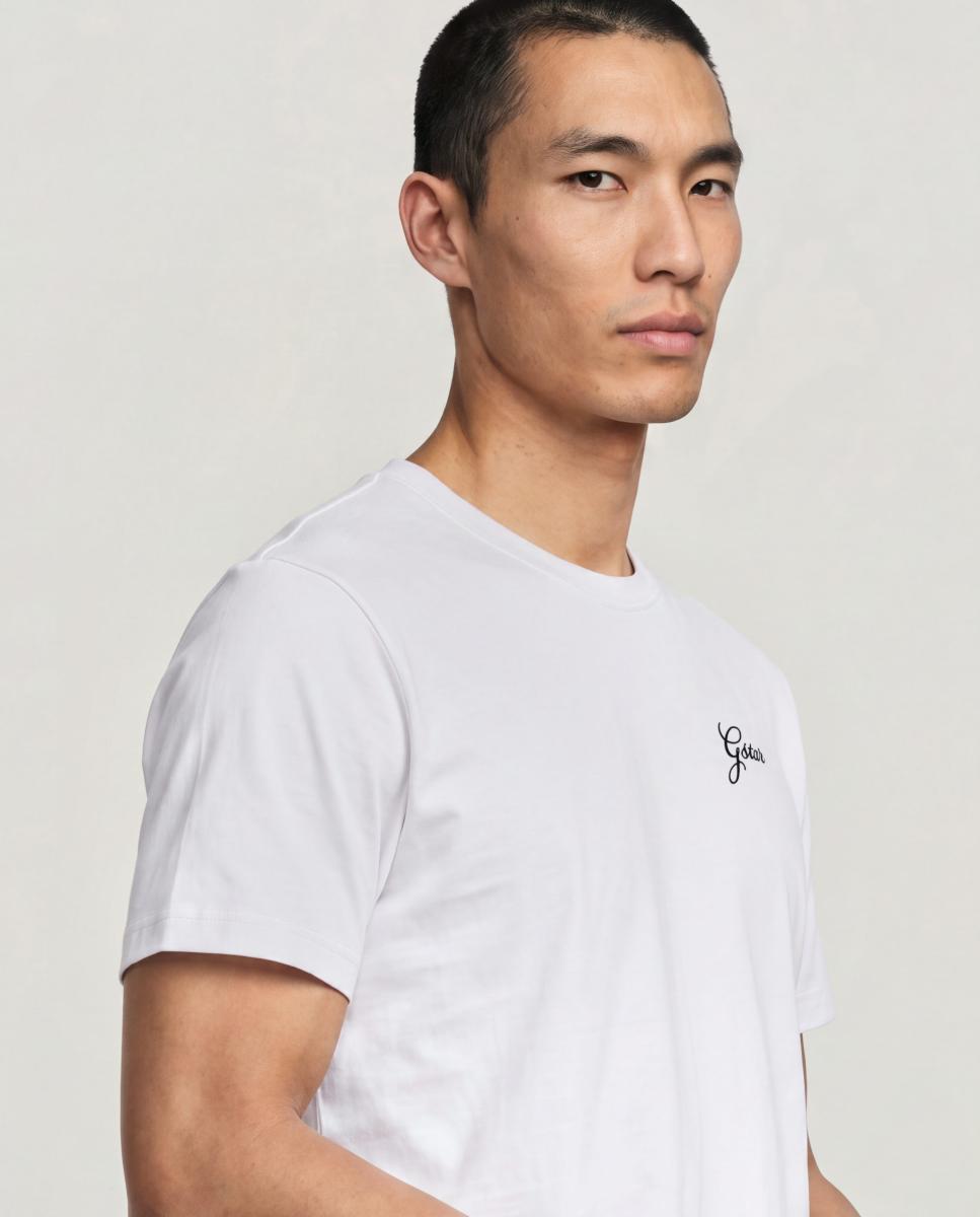 Camiseta de hombre manga corta y corte regular - G-Star - Blanco Blanco-3
