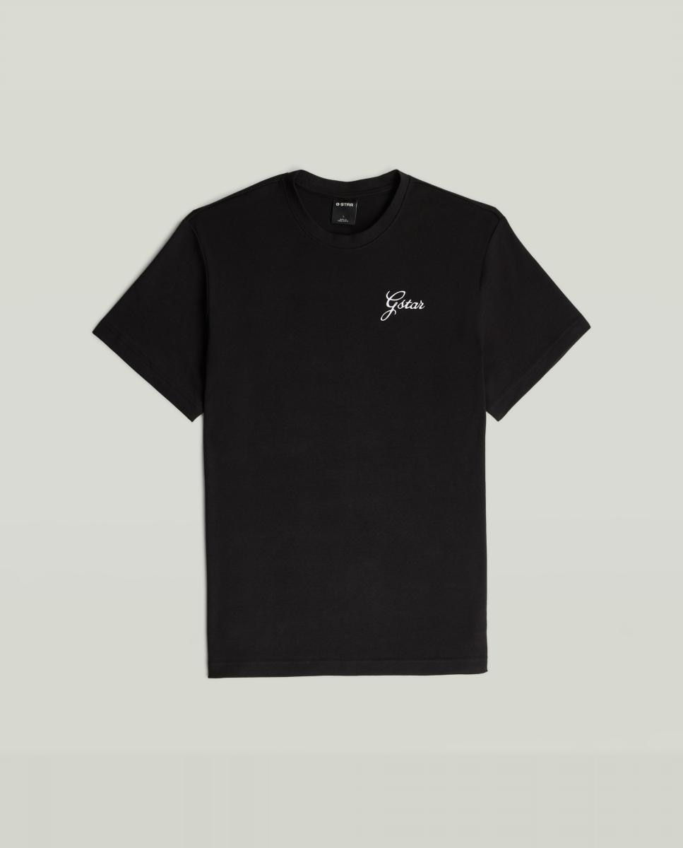 Camiseta de hombre manga corta y corte regular - G-Star - Negro Negro-4