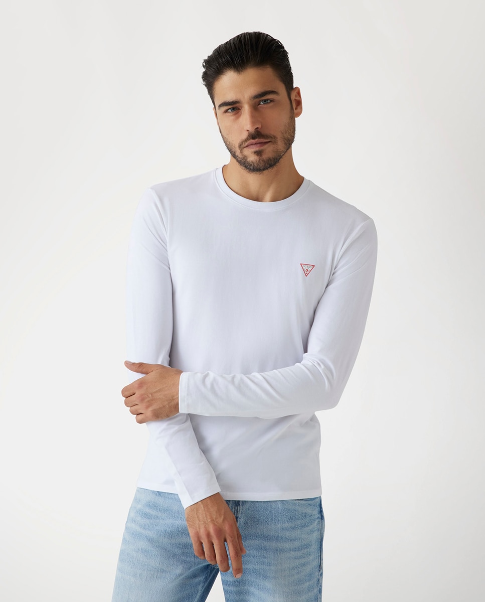 Imagen 1 de Camiseta de manga larga de hombre - Guess - Blanco Blanco
