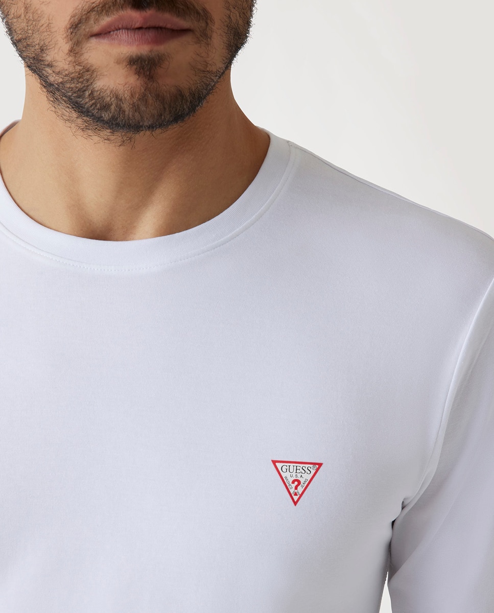Imagen 3 de Camiseta de manga larga de hombre - Guess - Blanco Blanco
