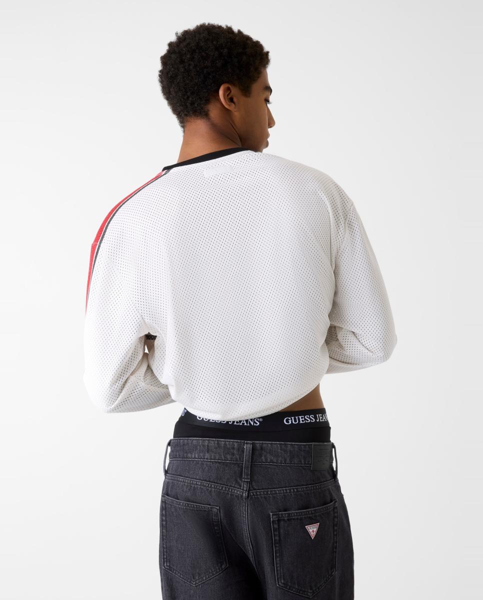 Camisola de Manga Comprida Branco-2