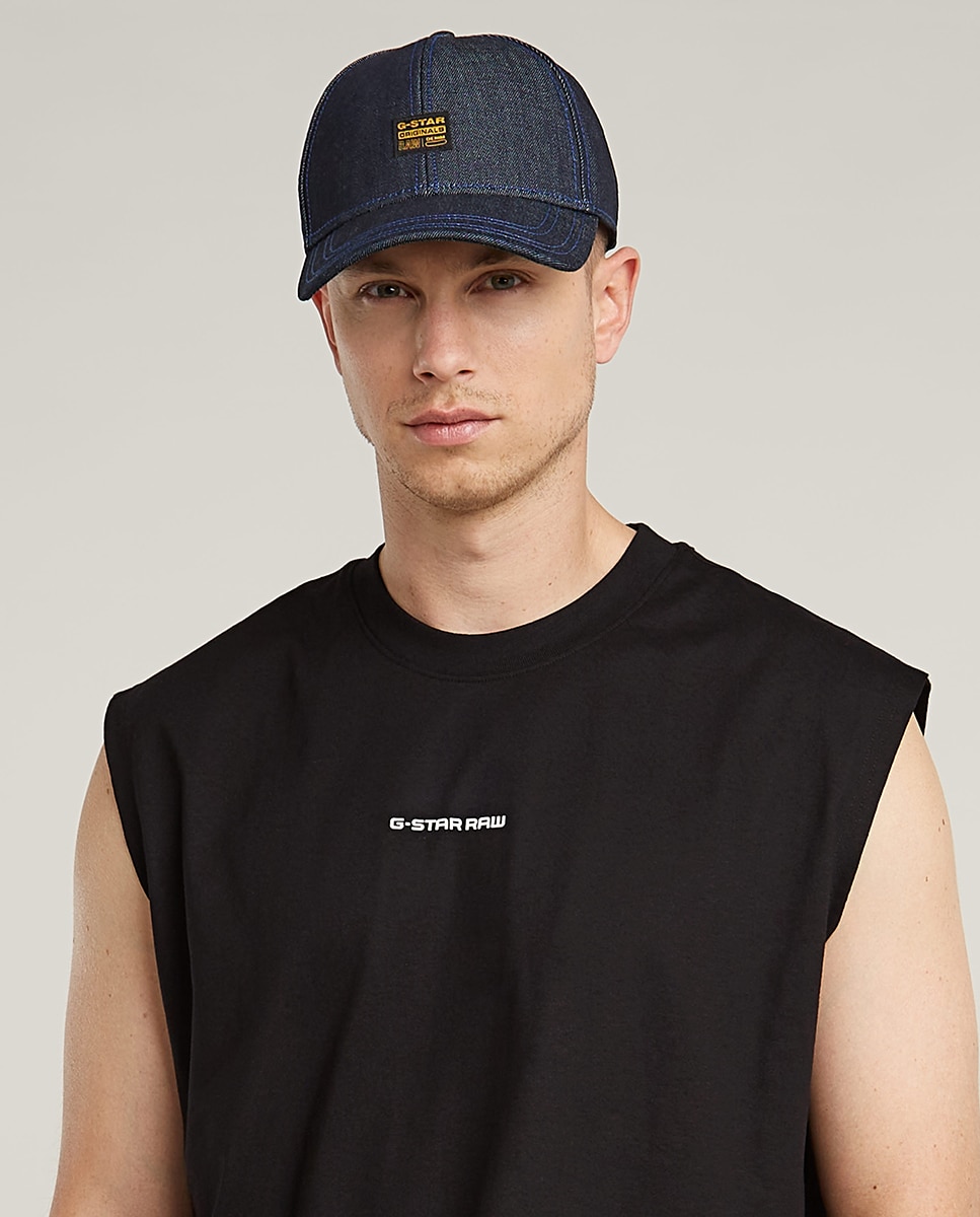 T-shirt sem Mangas com Corte Relaxed e Extra Grande Preto-6