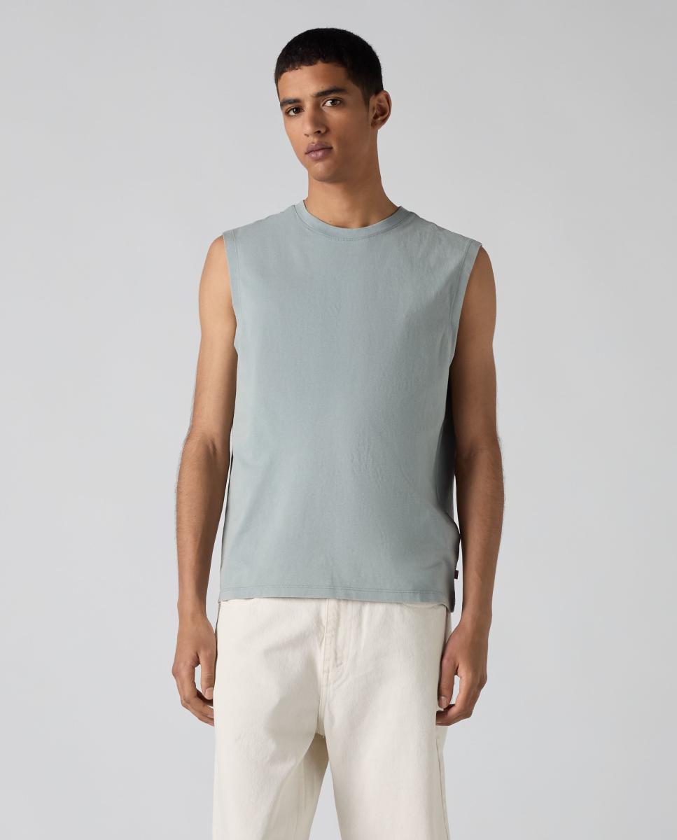 Imagem 0 de T-shirt sem Mangas com Gola Redonda