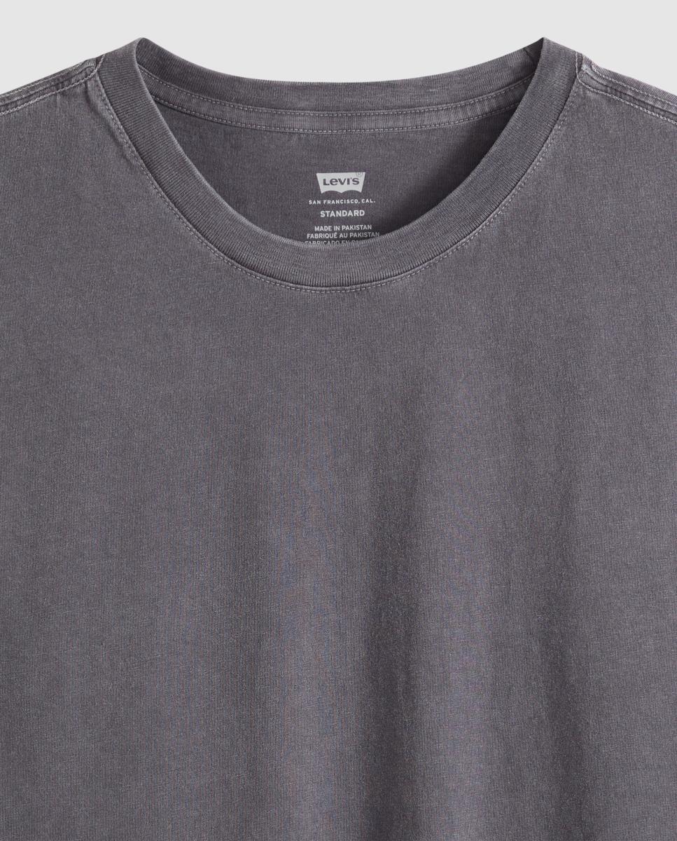 T-shirt sem Mangas com Gola Redonda Cinzento-escuro-6