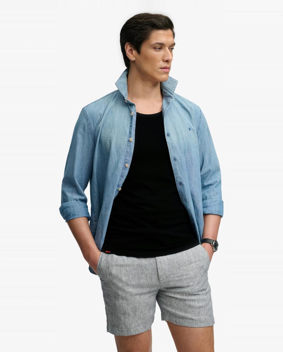 T-shirt Essential Logo com Alças Preto-4