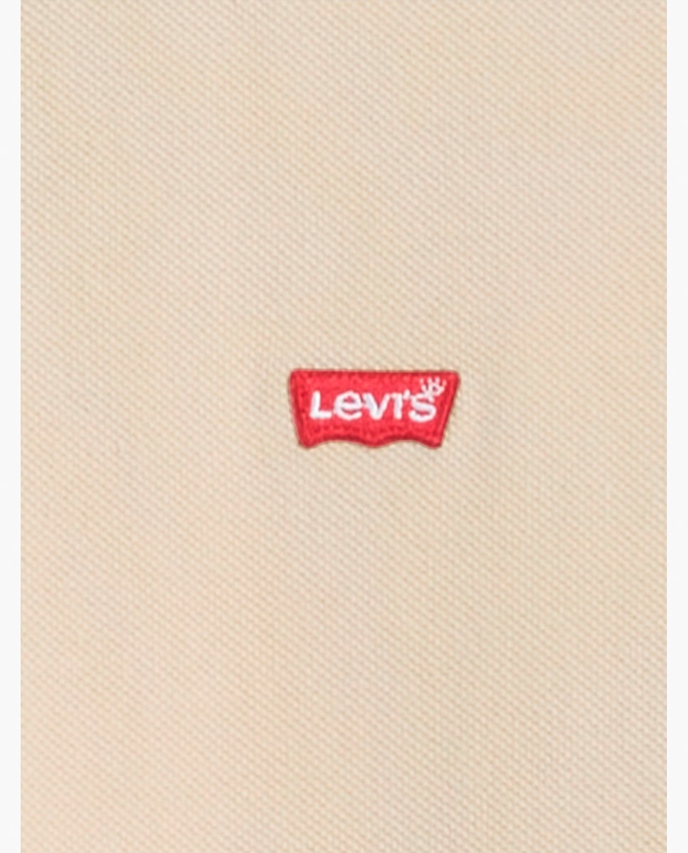 Polo de Manga Curta Regular Caqui-4