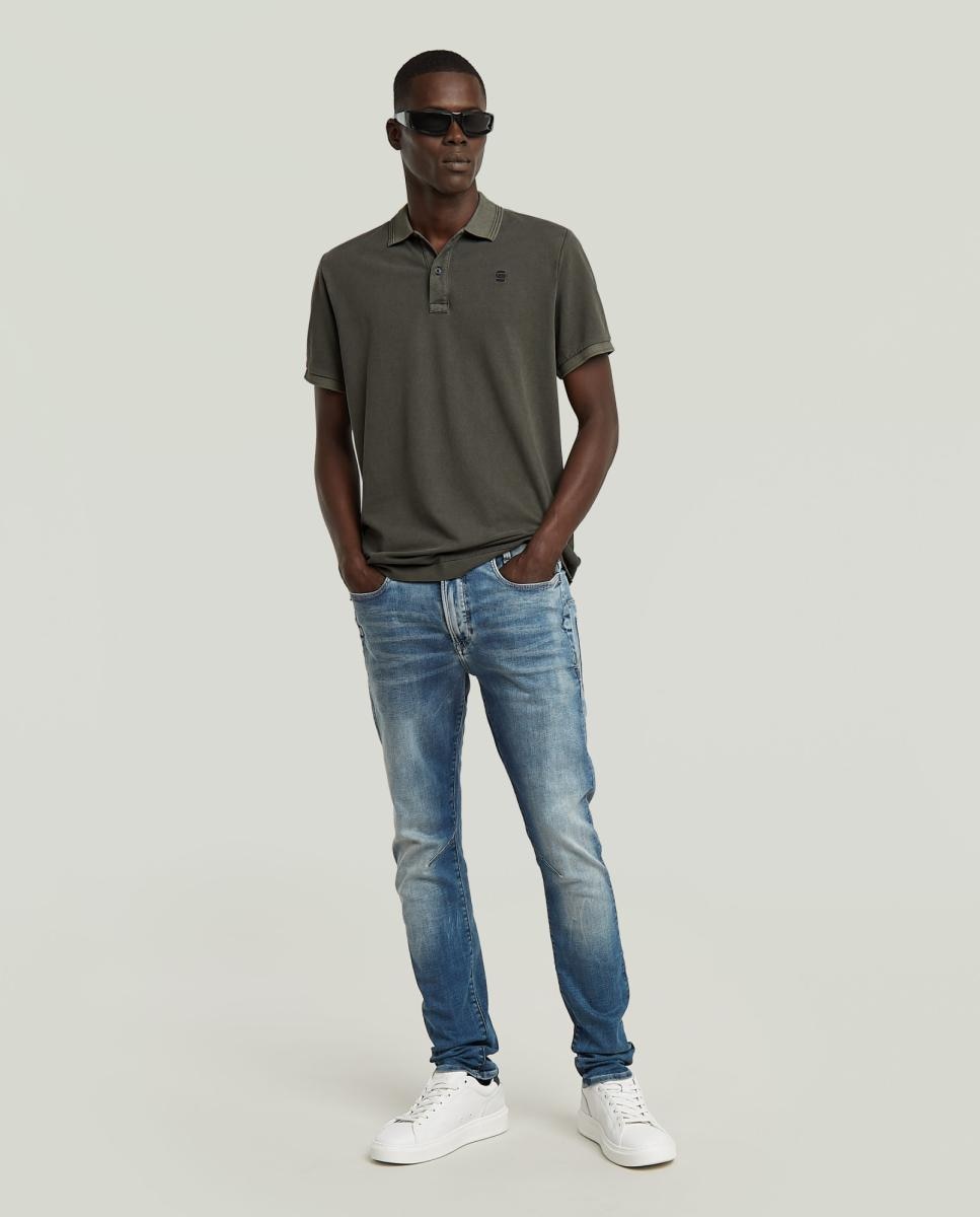 Polo Dunda Slim Cinzento-4