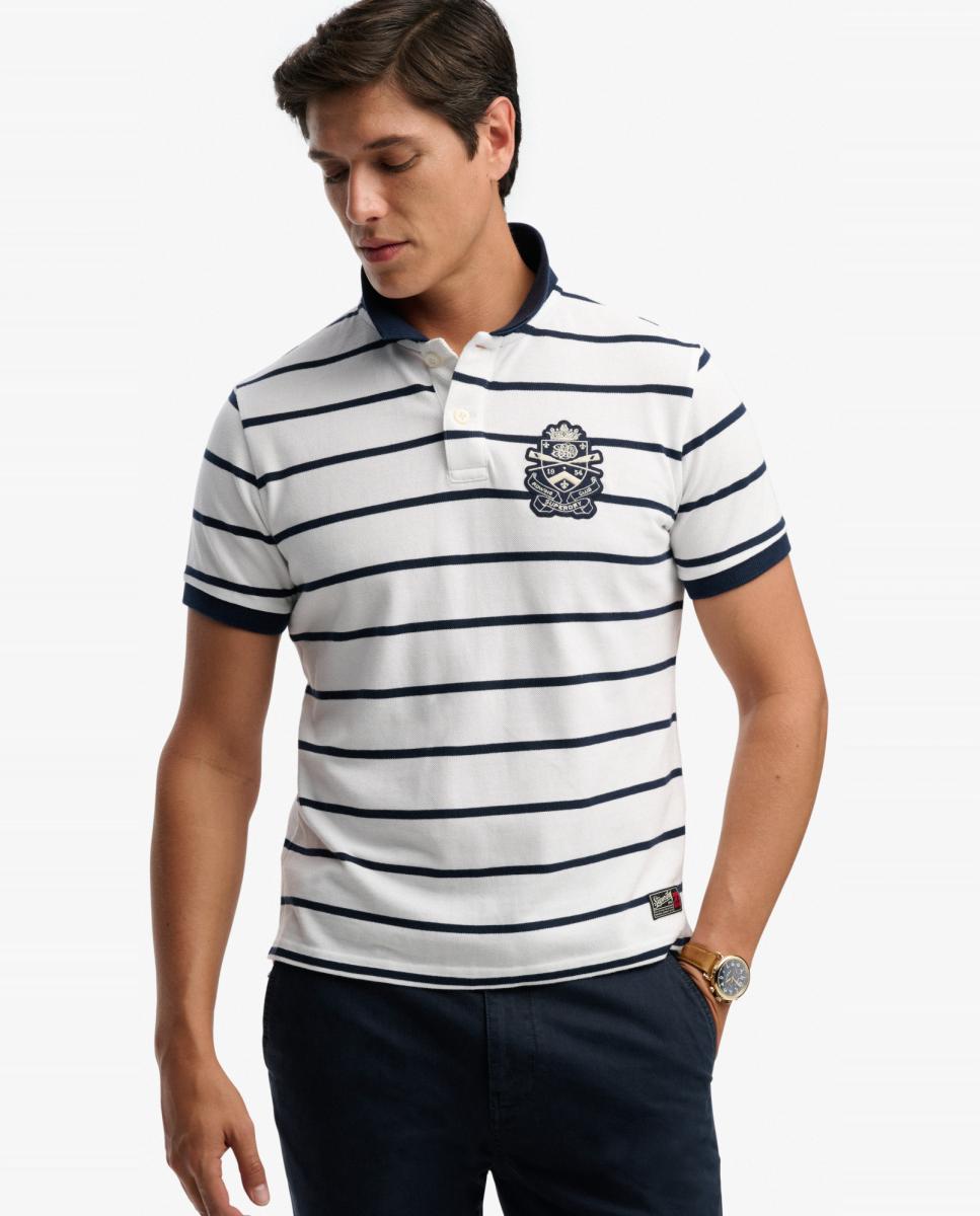 Imagem 0 de Polo Crest às Riscas