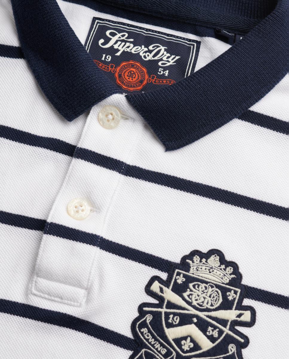 Polo Crest às Riscas Azul-4