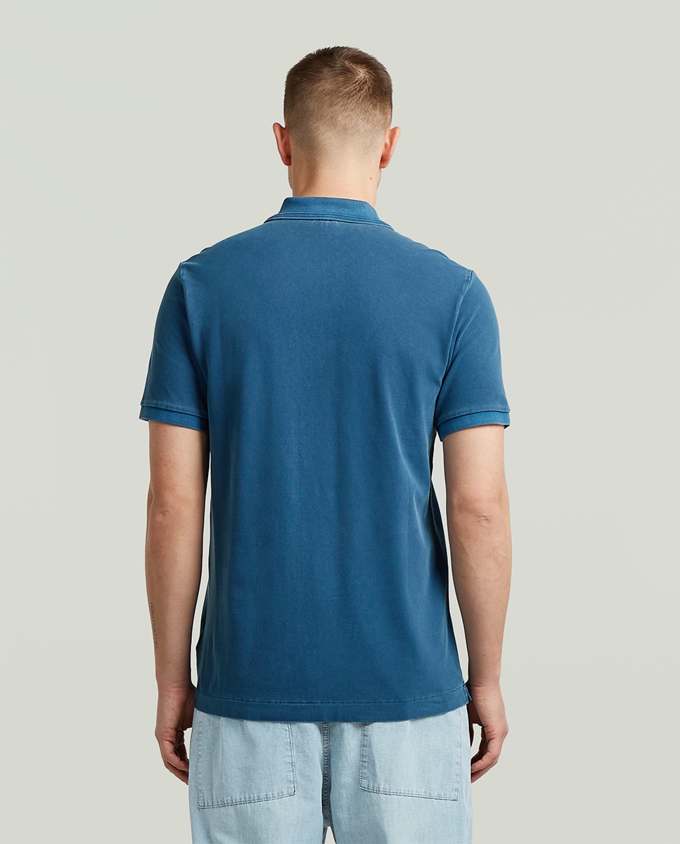 Polo Dunda Slim Azul-2