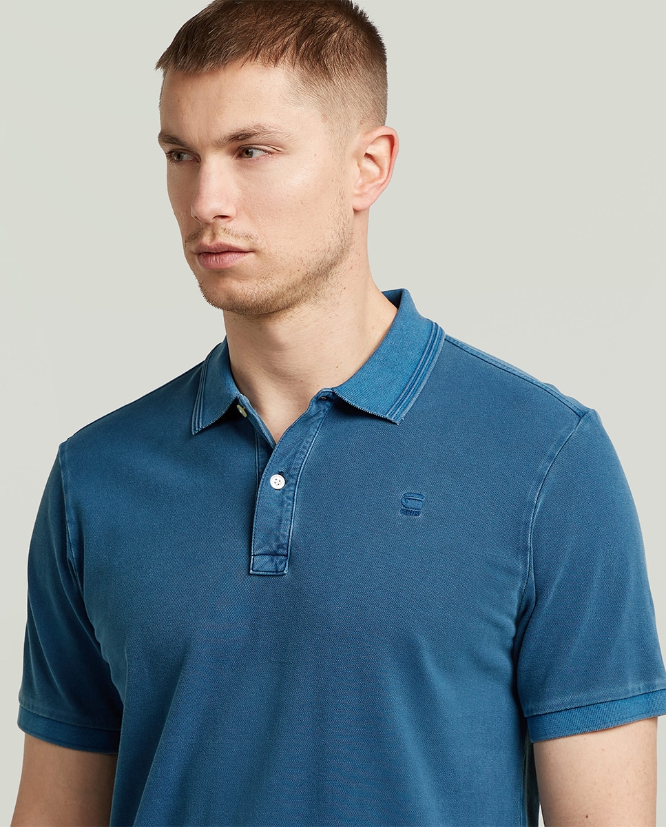 Polo Dunda Slim Azul-3