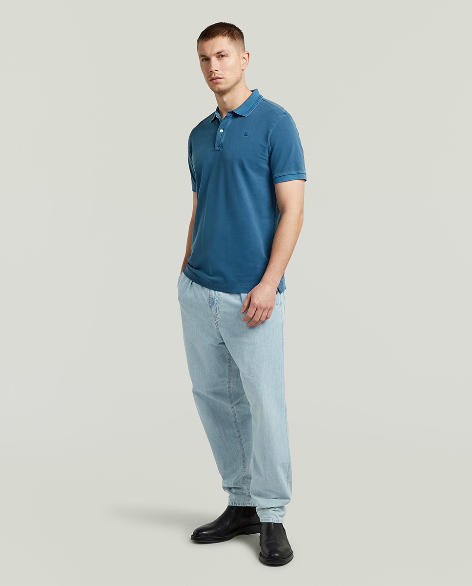 Polo Dunda Slim Azul-4