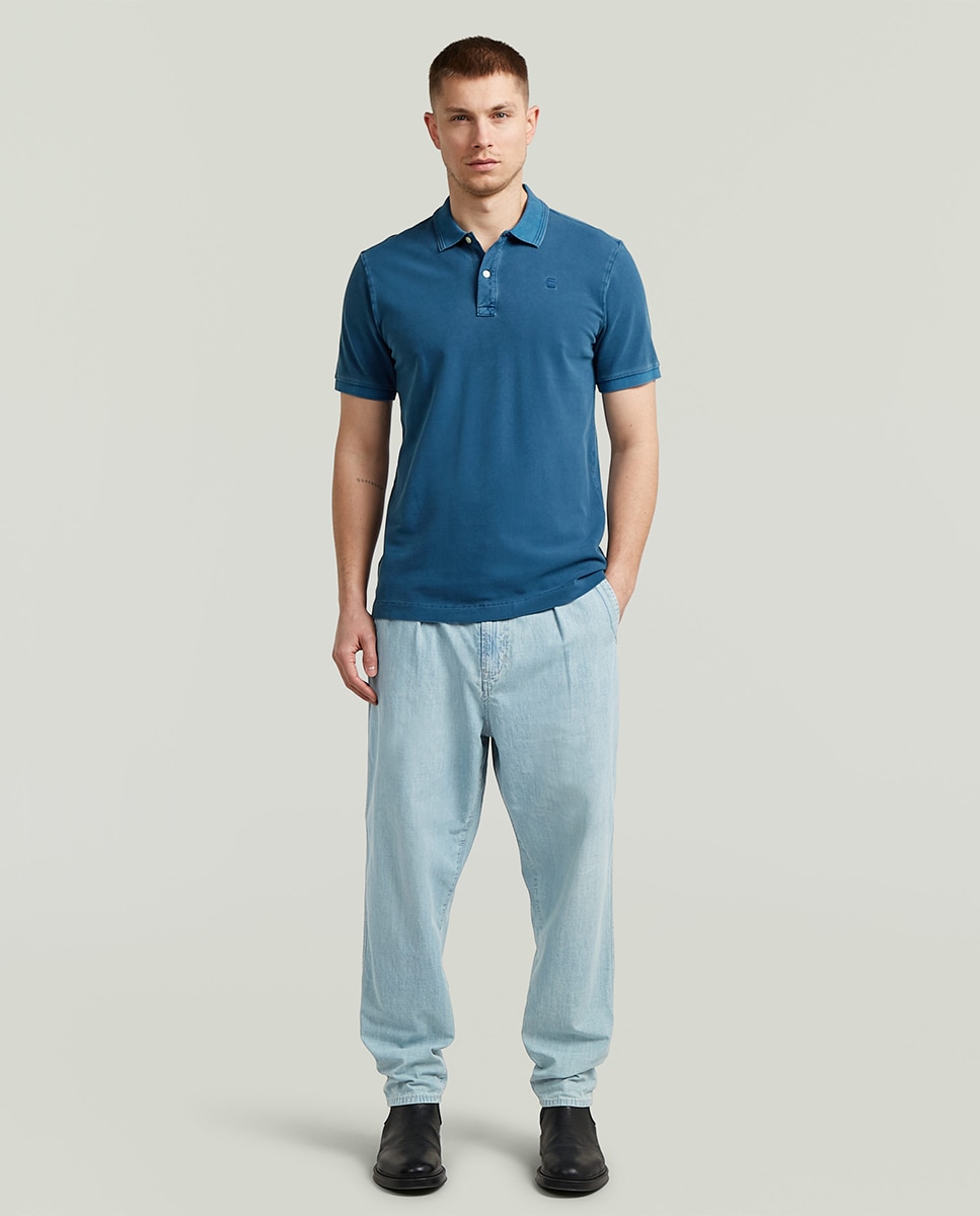 Polo Dunda Slim Azul-7