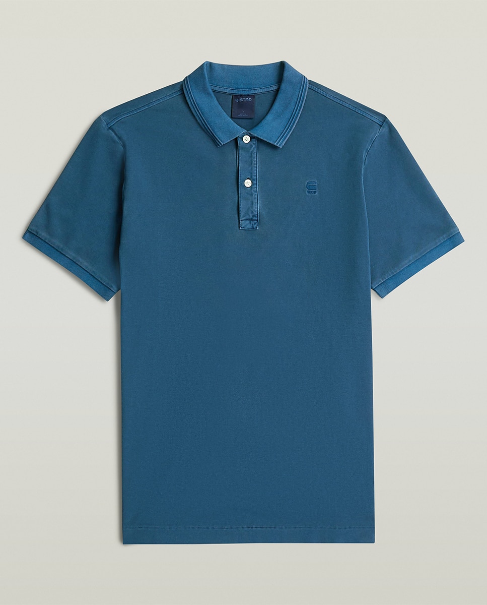 Polo Dunda Slim Azul-6