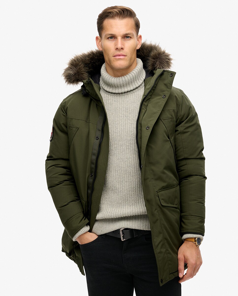 Parka de hombre Everest con pelo sintético · Superdry · El Corte