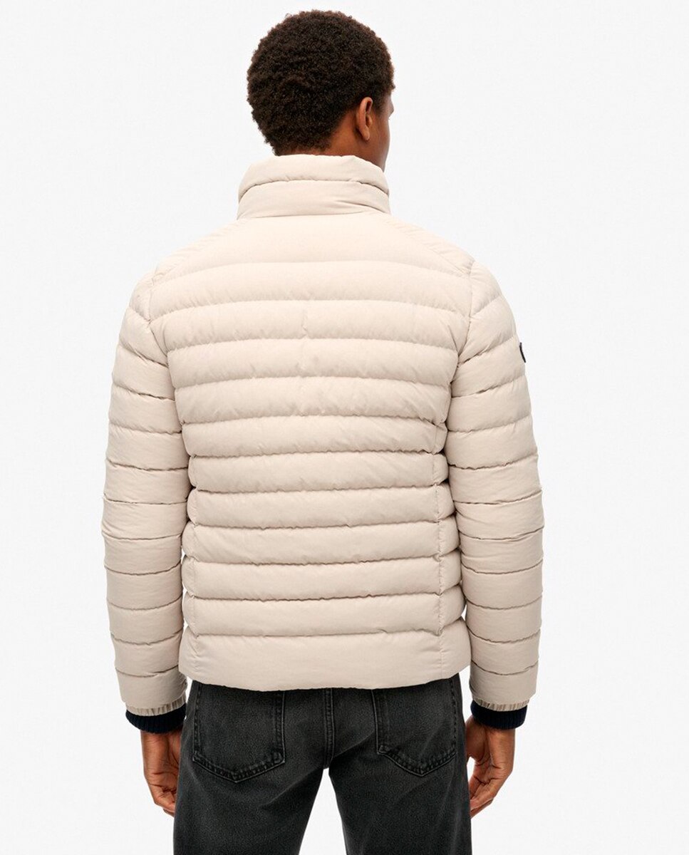 Casaco Acolchoado Fuji Estampado Cinzento-2