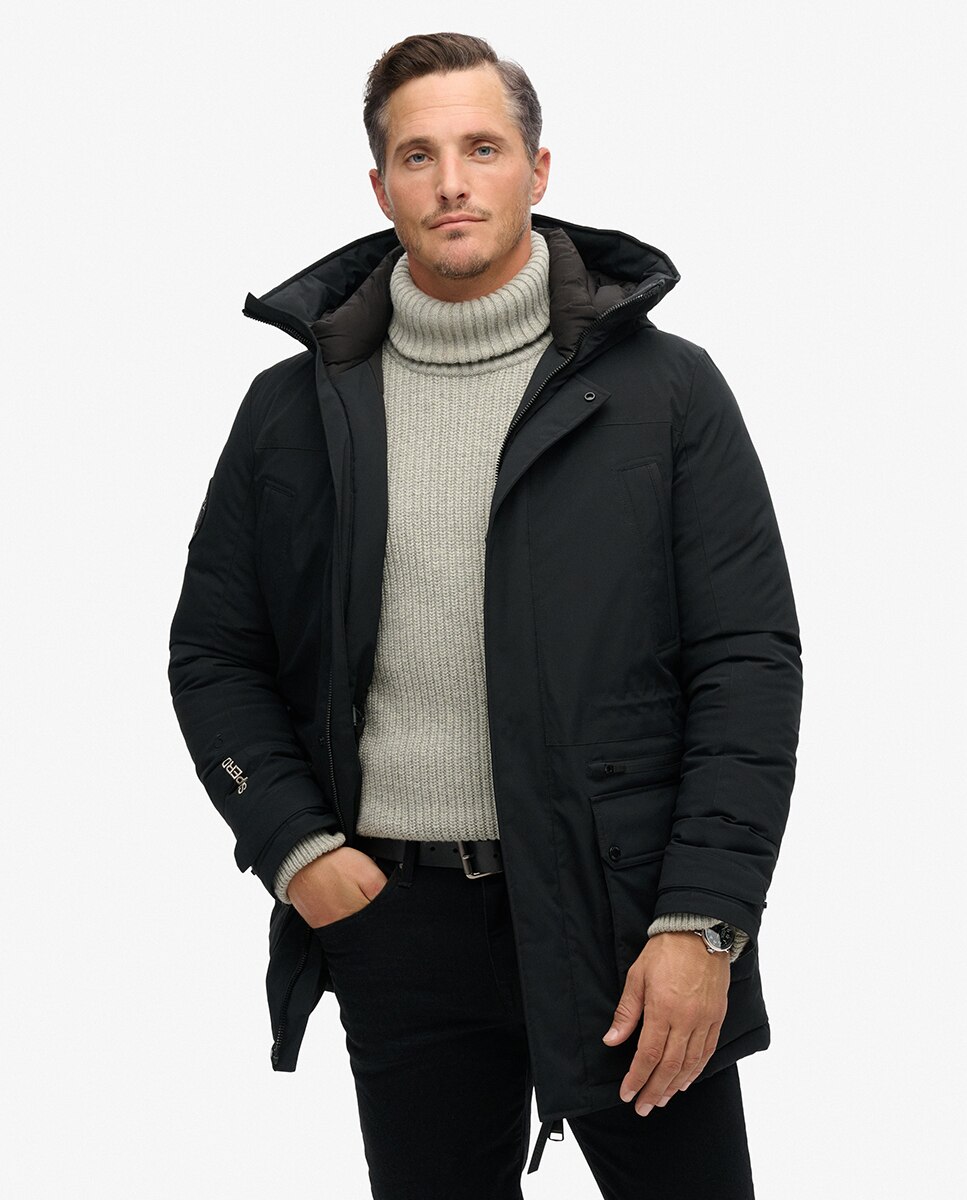 Parka Acolchoada City Preto-2