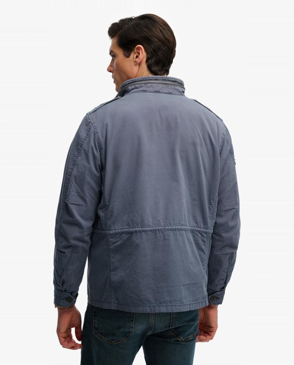 Chaqueta de hombre algodón M65 - Superdry - Azul Azul-2