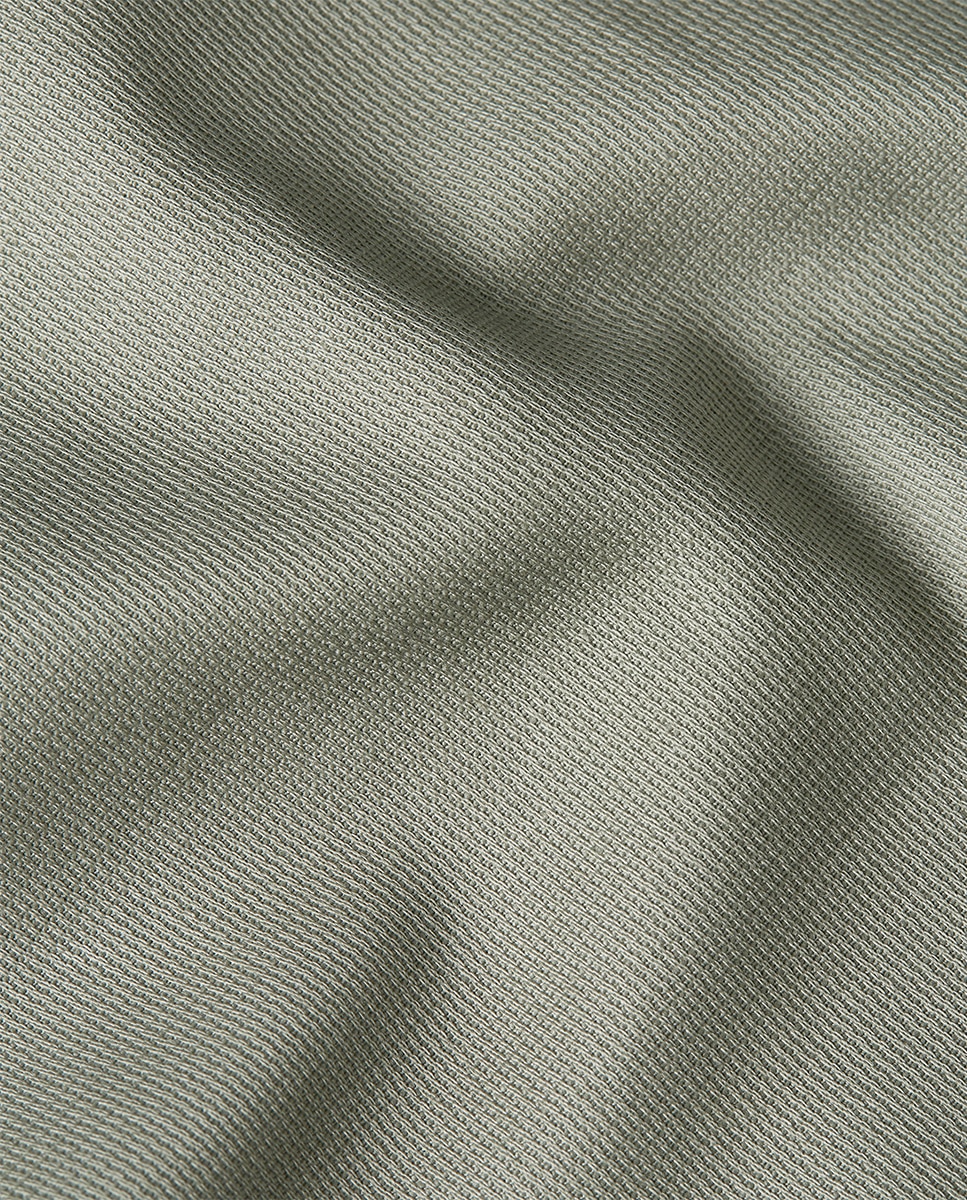 Blusão Regular com Fecho de Correr Verde-5