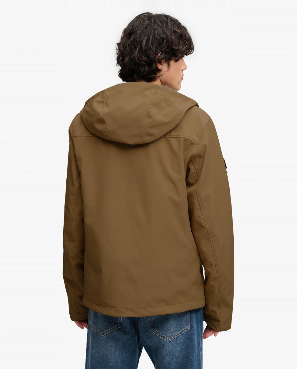 Chaqueta softshell de hombre Trekker con capucha - Superdry - Beige Beige-2