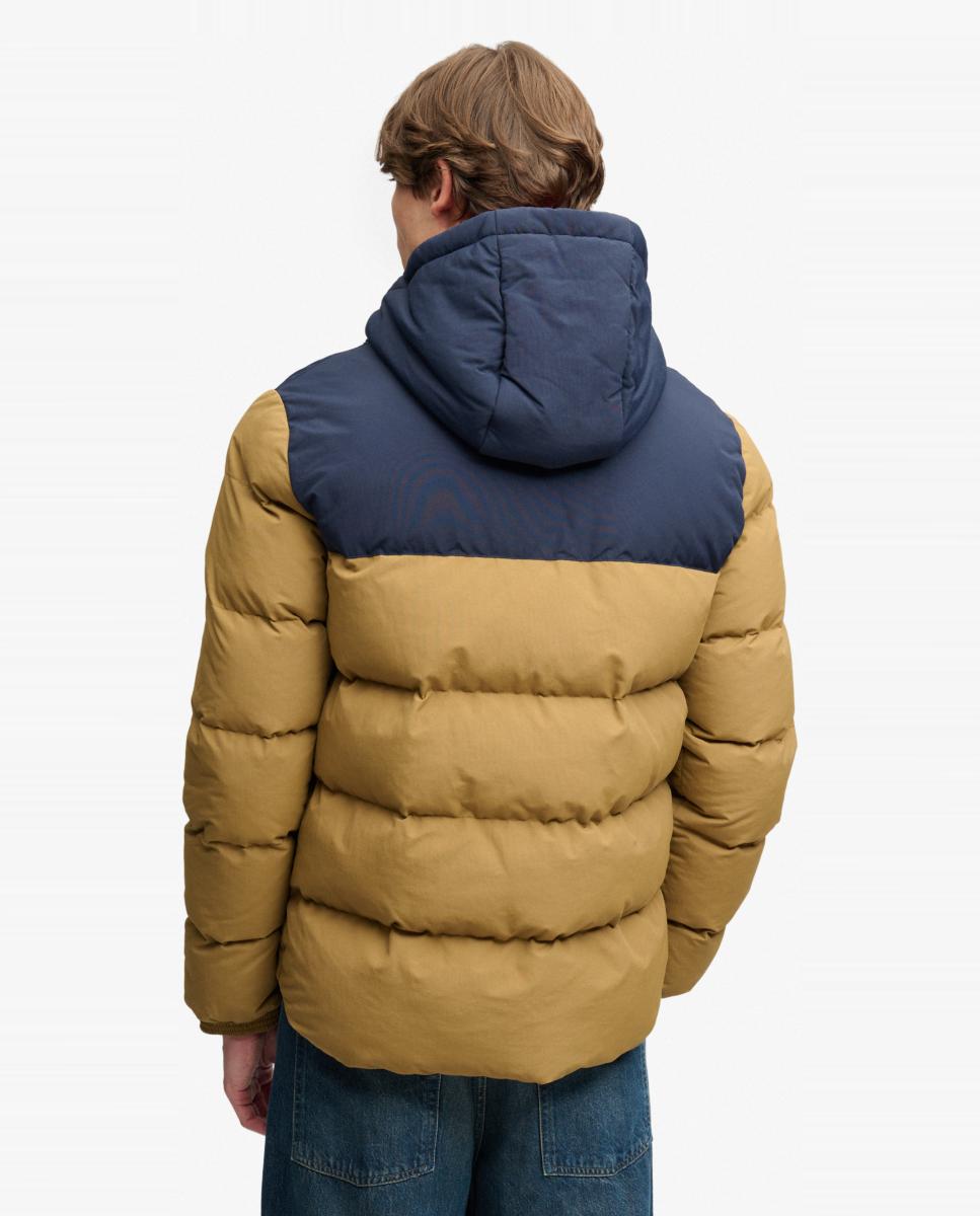 Casaco Acolchoado Everest Colour Block Amarelo-2